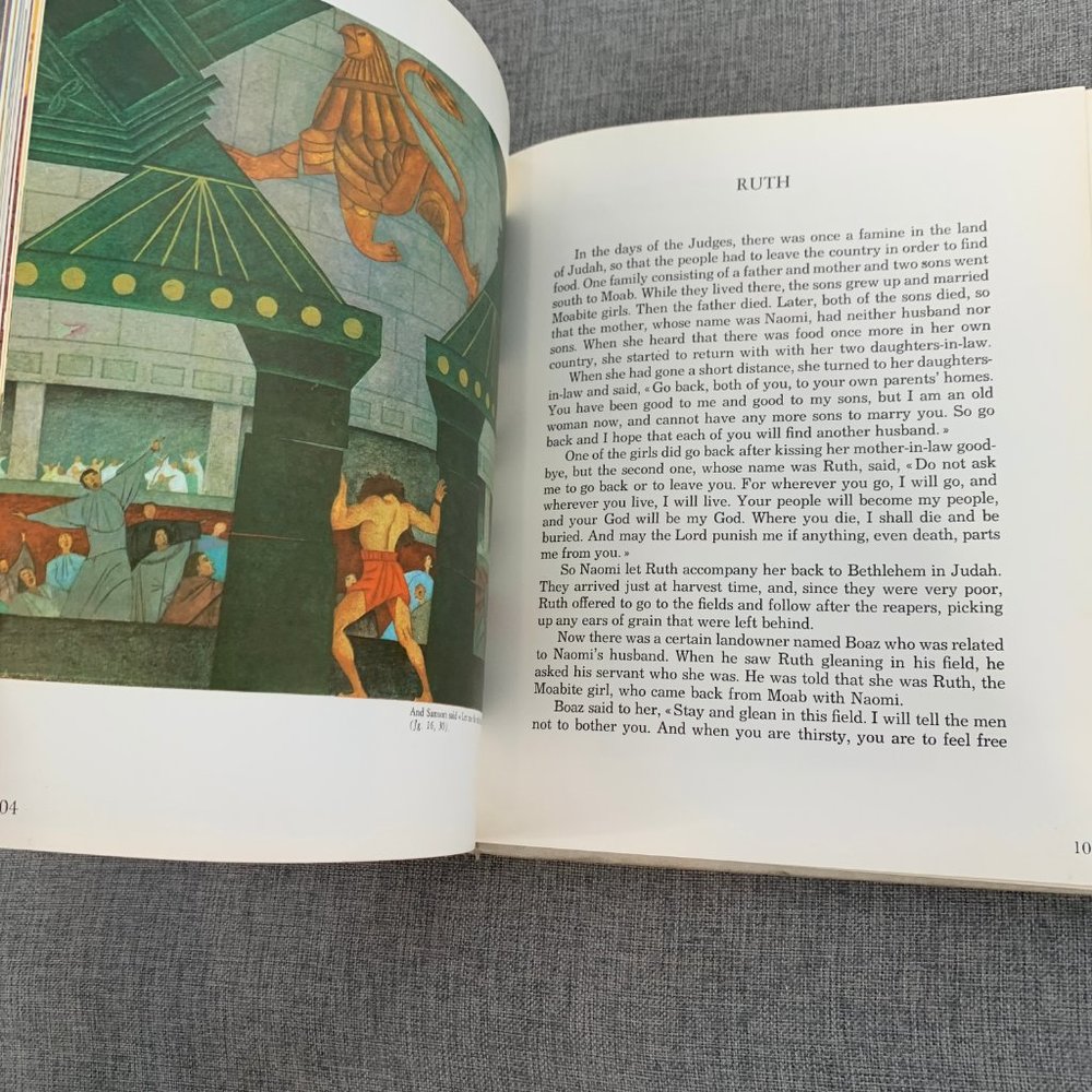 Vintage 1968 Bible Stories Spadea Press Inc - Picture 12 of 16